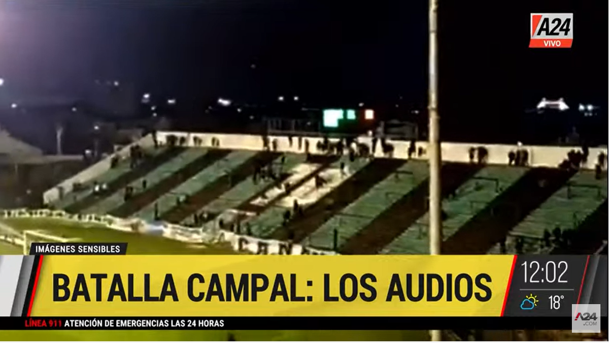 Desesperado pedido ayuda de policías que se enfrentaron con barras de Chicago: Estamos sobrepasados (Foto: captura TV A24).