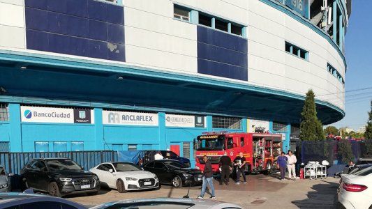 Sofocaron un principio de incendio en el Cilindro durante el entrenamiento de Racing