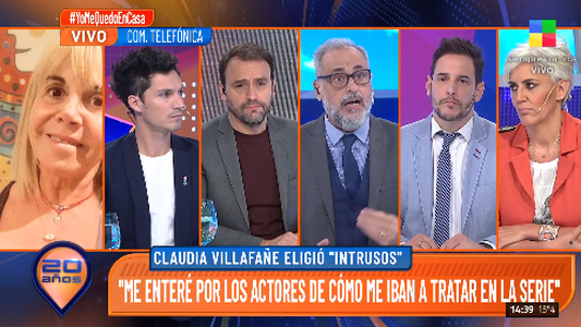 Claudia Villafañe en Intrusos: Hacer la serie es una violencia de género hacia mi persona