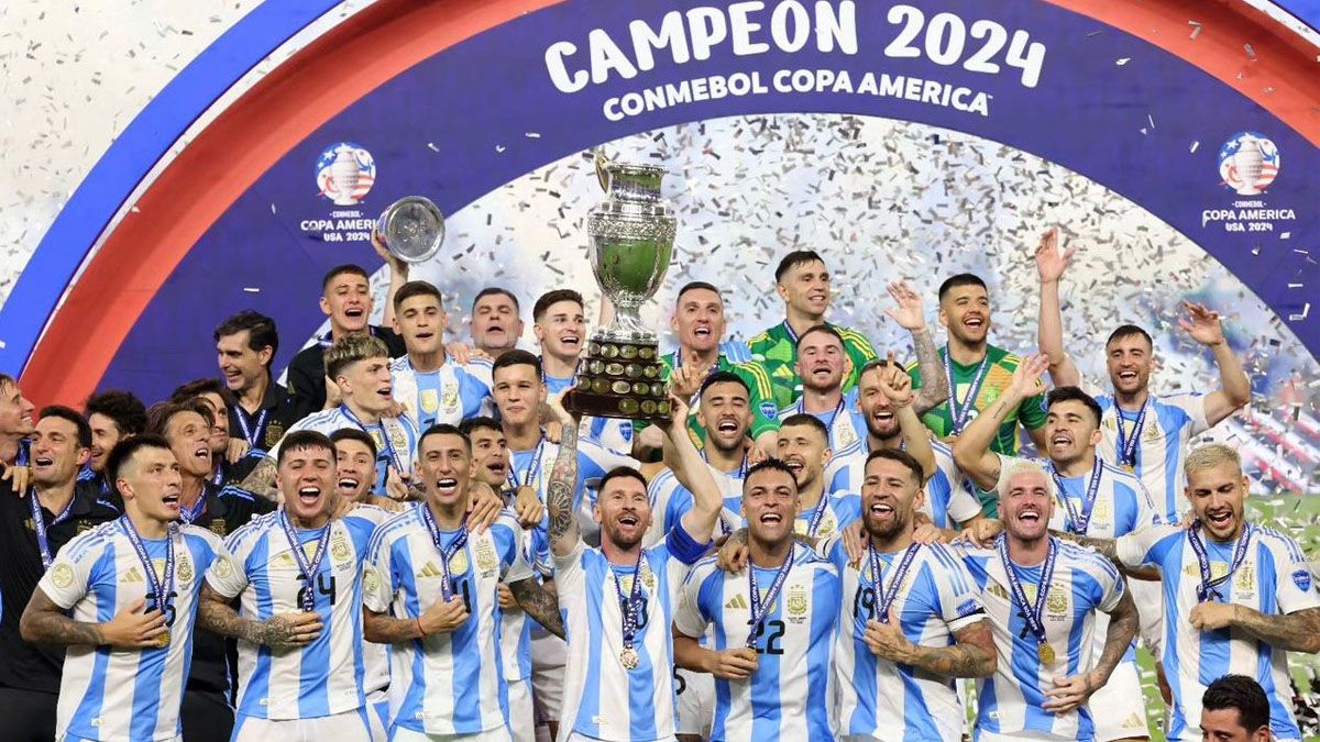 &iexcl;ARGENTINA DUE&Ntilde;A ABSOLUTA DE AM&Eacute;RICA! Venci&oacute; a Colombia y se consagr&oacute; bicampe&oacute;n