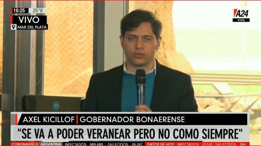Kicillof presentó los protocolos para la temporada 2021: Se va a poder veranear pero no como siempre