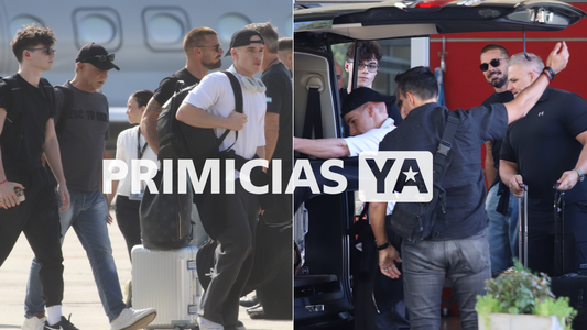 Así fue la llegada de Ricky Martin a la Argentina con sus dos hijos: las fotos