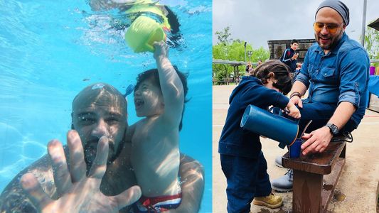 ¡Esto hacen Jaime Zacher y su hijo mientras la mamá está de viaje!