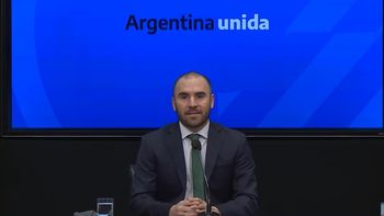 Ministro de Economía, Martín Guzmán, al anunciar un acuerdo con el Club de París.