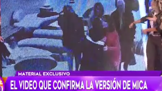 ¿Mica Viciconte le pegó a la Bomba Tucumana en un pasillo de América? El video...