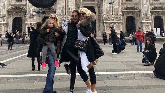 Zaira Nara viajó a Milán con su madre y Malaika: visita a Wanda