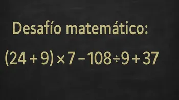 La regla esencial para resolver este desafío matemático es conocido como PEMDAS (por sus siglas en inglés) o jerarquía de operaciones. La regla esencial para resolver este desafío matemático es conocido como PEMDAS (por sus siglas en inglés) o jerarquía de operaciones.