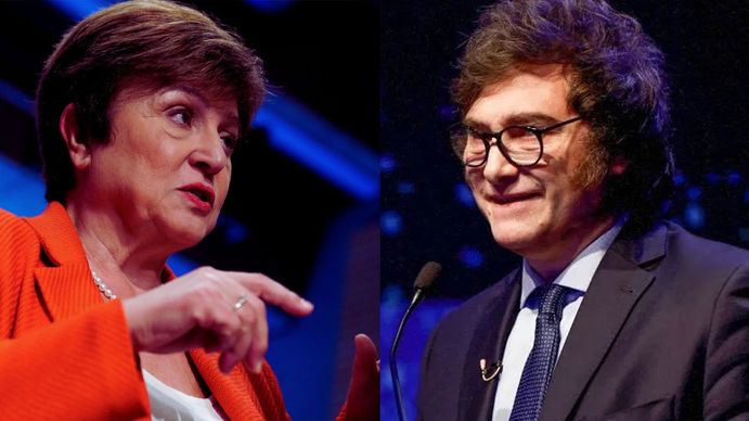 Milei se reúne con Kristalina Georgieva: Por ahora, todo bien