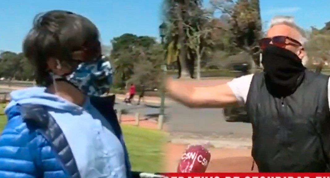 Agredieron a Robertito en Palermo: A los de C5N los vamos a echar de la ciudad... ¡vayan a La Matanza!