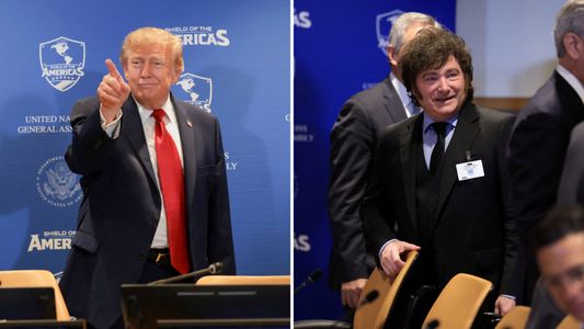 Milei y Trump se encontraron en la cumbre del Escudo de las Américas en Nueva York