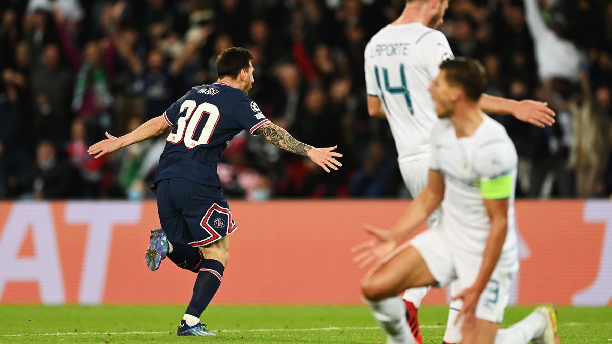 Lionel Messi marcó su primer gol en PSG.