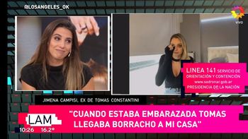 fuerte relato de jimena campisi sobre su separacion de tomas costantini