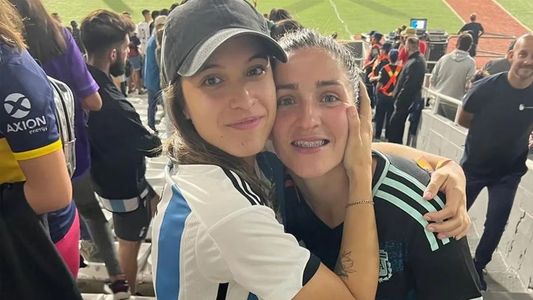 El romántico mensaje de la novia de Romina Núñez tras su heroico gol en el Mundial