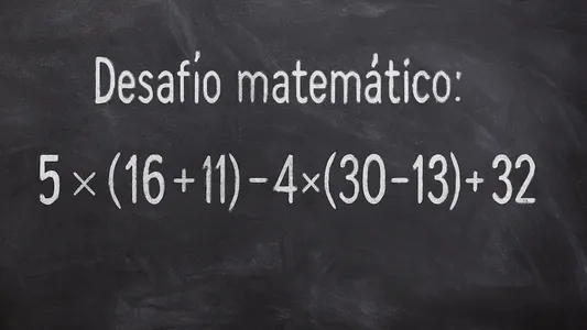 Desafío matemático: ¿en cuánto tiempo lo podés resolver?