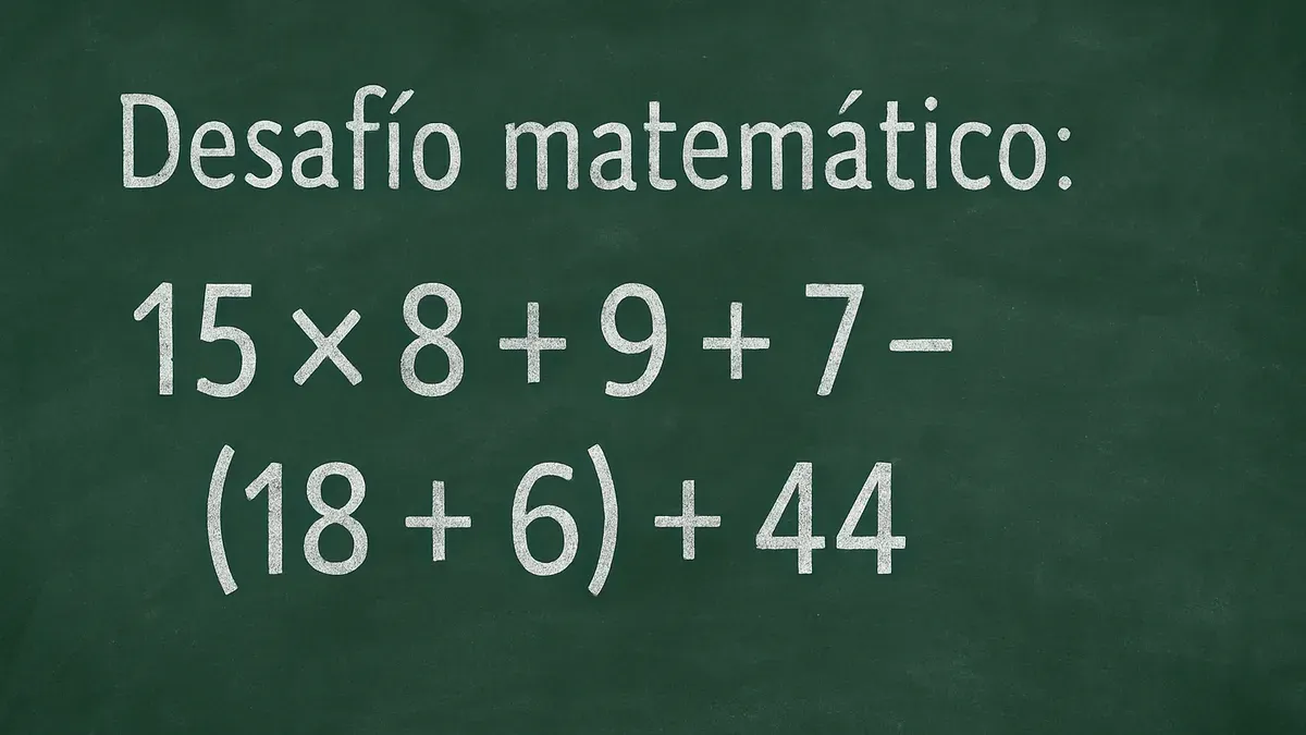 La regla esencial para resolver este desafío matemático es conocido como PEMDAS (por sus siglas en inglés) o jerarquía de operaciones.