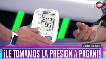 Horacio Pagani se tomó la presión al aire: cuánto le dio