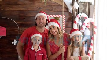 La producción navideña de Fernanda Vives y Sebastián Cobelli con sus hijos