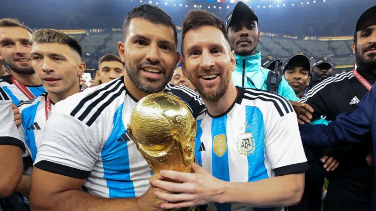 Messi y el Kun&nbsp;Agüero &nbsp;