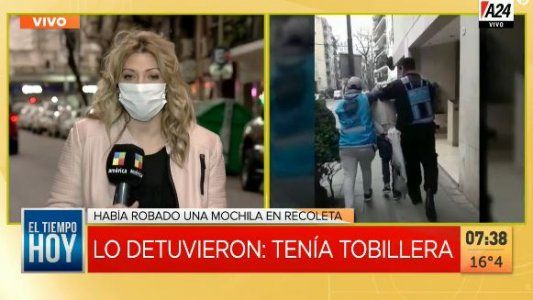 Recoleta: cayó motochorro colombiano que tenía tobillera electrónica