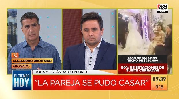 Escándalo por tres casamientos religiosos en plena cuarentena