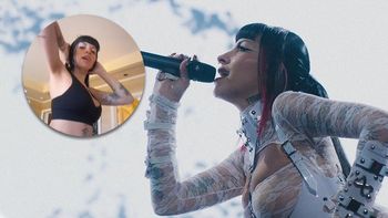 El sensual video de Cazzu bailando embarazada y en la cama junto a Christian Nodal