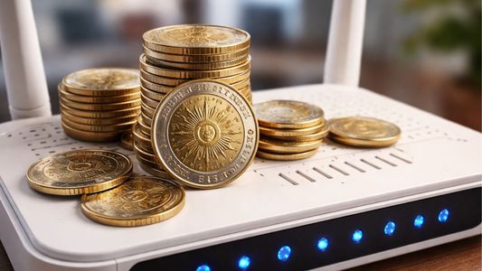 Truco viral para el WiFi e Internet: por qué recomiendan colocar una moneda arriba del router