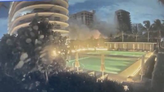 Así fue el momento del derrumbe del edificio en Miami