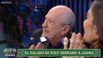 Daniel Aráoz sorprendió a Juana Viale con un tierno mensaje de Roly Serrano: Voy a salir recuperado