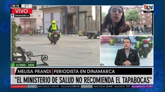 Cuarentena, fase tres: A24 recorre las calles en Dinamarca