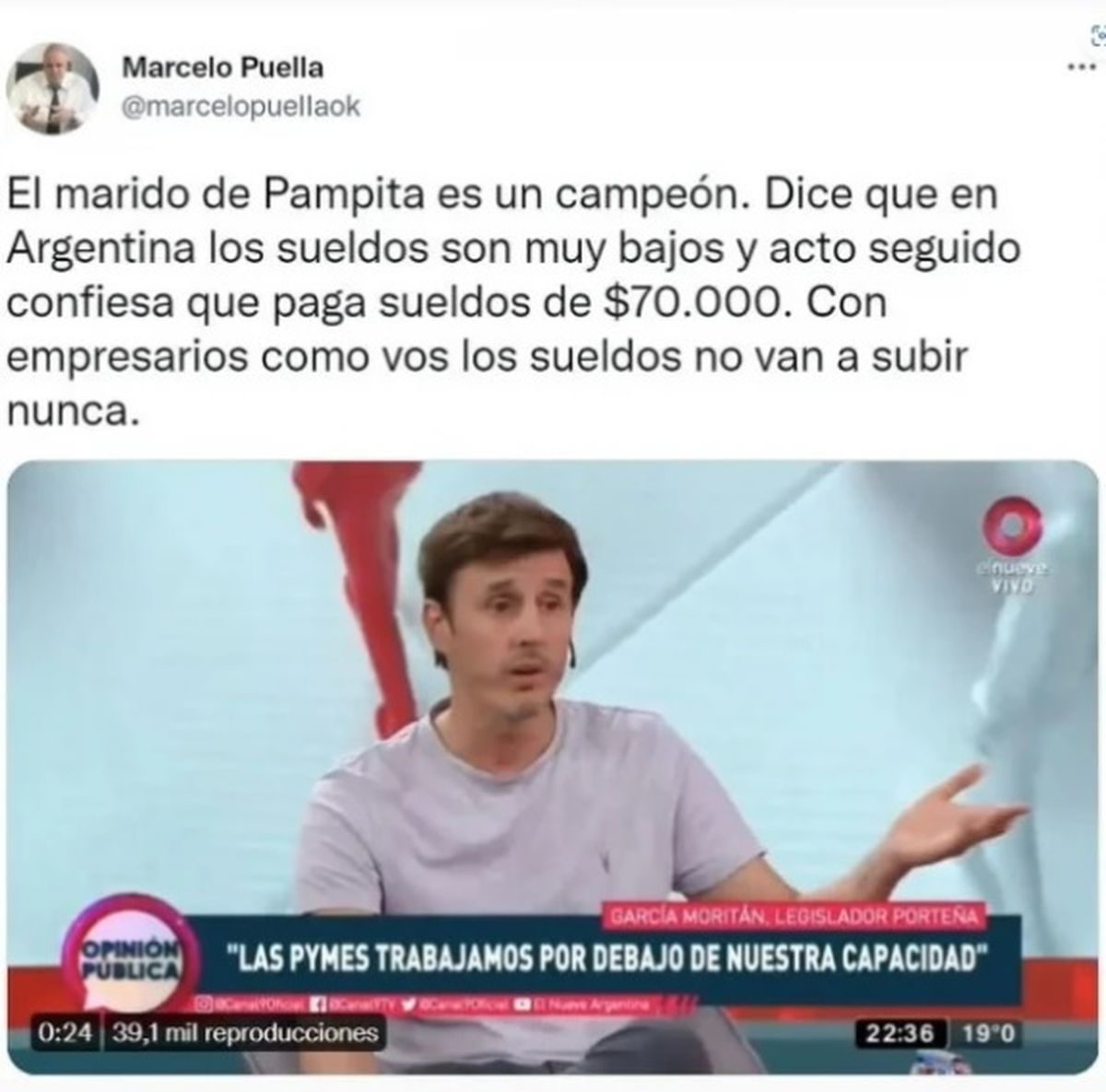 Roberto García Moritán Reveló Cuánto Le Paga A Los Empleados De Su ...