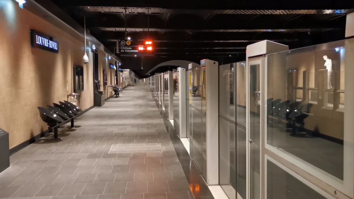 El metro de París, suspendido por las protestas en las calles. (Foto: Gentileza Les Temps)