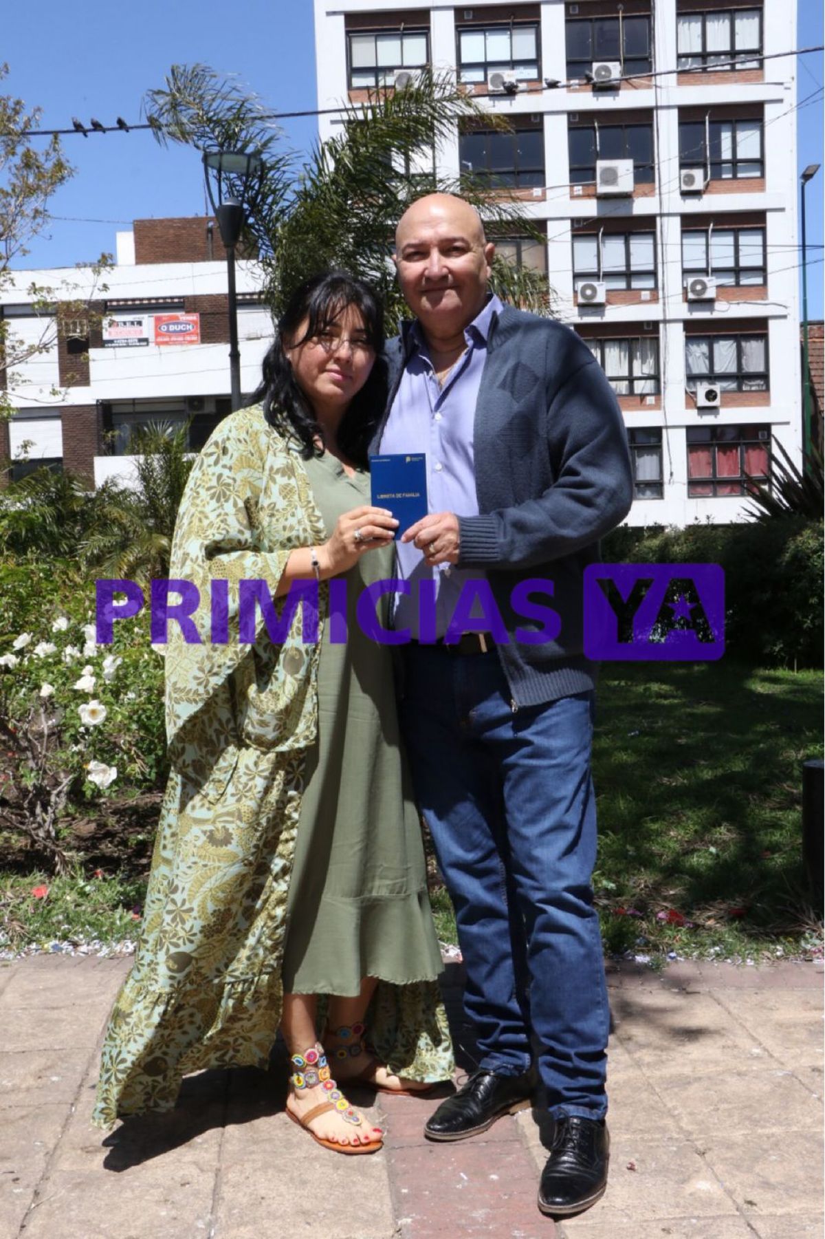 Larry de Clay se casó a los 61 años las emotivas fotos del civil