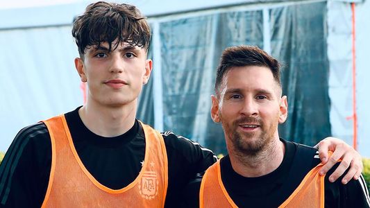 La conmovedora historia de Alejandro Garnacho y el sueño de jugar con Lionel Messi