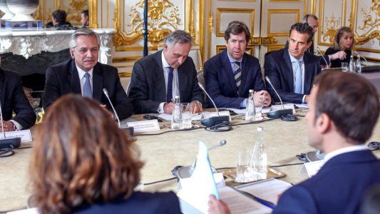 Alberto Fernández se reunió en París con representantes de organismos de DD.HH. y cierra su gira con un encuentro con empresarios