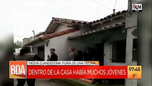 Lomas de Zamora: fiesta clandestina en una casa en venta