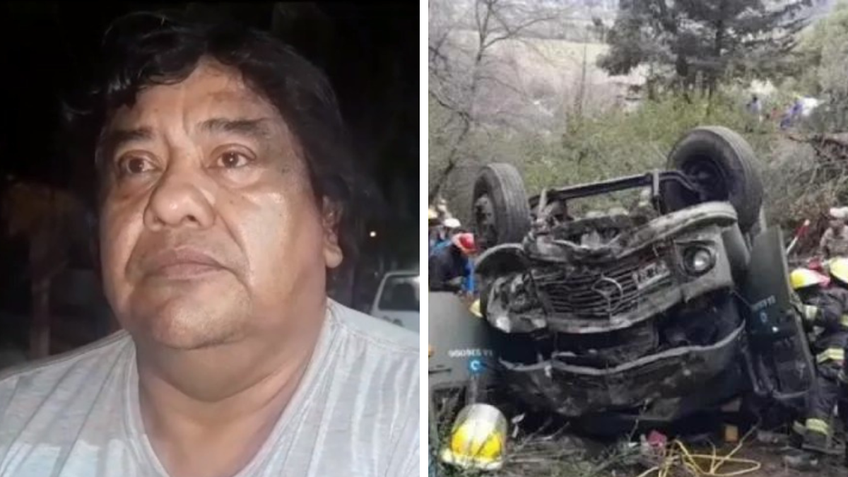 El dolor del padre de uno de los soldados que murió en el accidente No lo puedo creer (Foto: Agencia Salta/portal Río Negro).