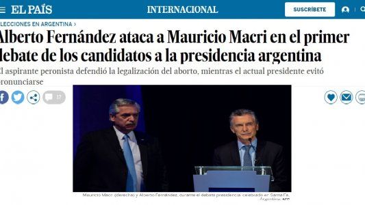 Qué destacaron los medios internacionales sobre el debate presidencial