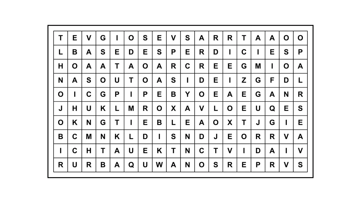 Encontrá la frase escondida en una sopa de letras con una cita célebre oculta