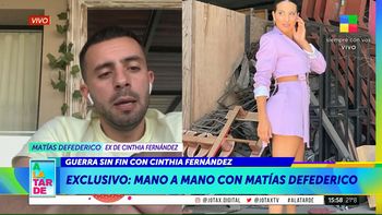 La firme advertencia de Matías Defederico a Cinthia Fernández por la deuda de la cuota alimentaria de sus hijas