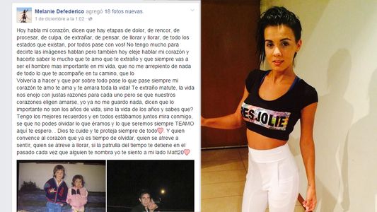 La carta de la cuñada de Cinthia Fernández a su hermano: Hoy habla mi corazón, te amo y te extraño