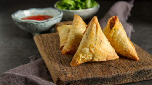 SAMOSAS receta: combinación de texturas y sabores en CADA BOCADO