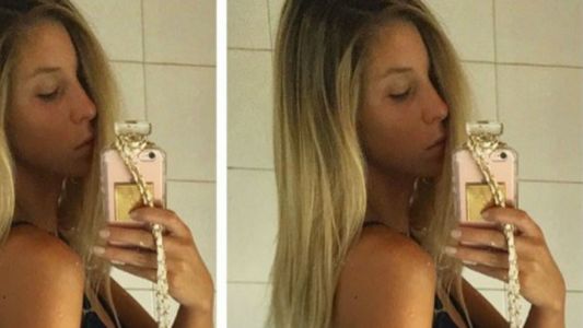 Calientes fotos de Romina Malaspina frente al espejo