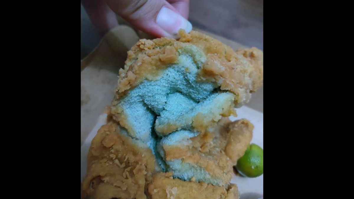 Una mujer pidió pollo frito