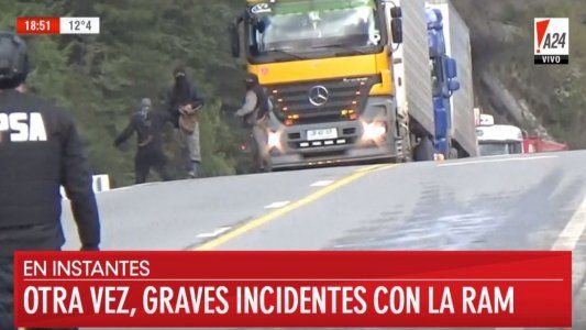 Incidentes en Bariloche entre las fuerzas federales y los mapuches
