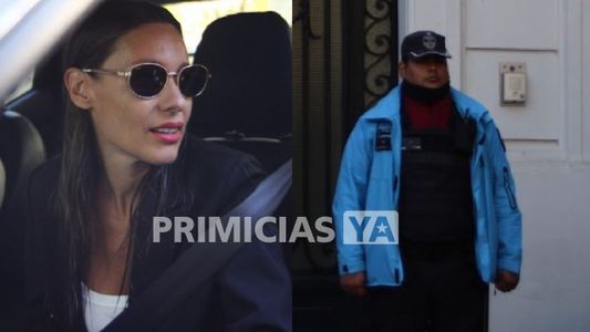 Robo en la casa de Pampita: las fotos con la custodia policial
