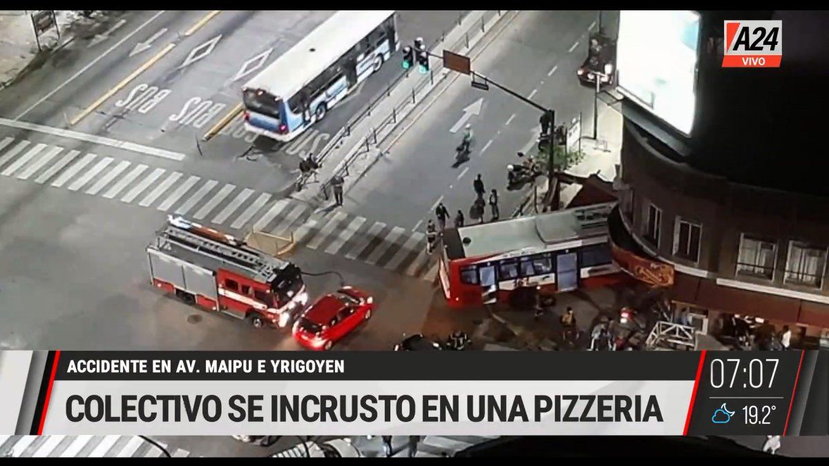 Así quedó el colectivo
