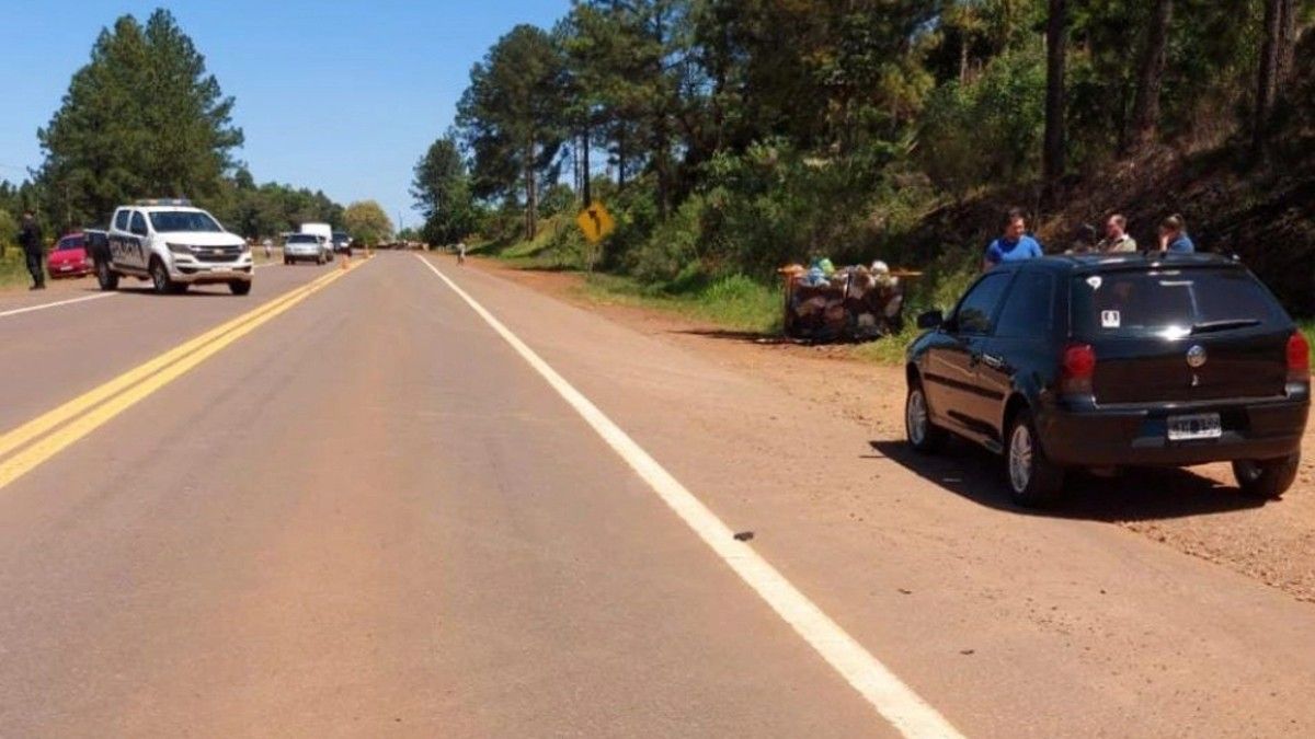 Misiones. El hecho se produjo sobre la ruta nacional 14. El nene tenía 11 años (Foto: gentileza elterritorio.com.ar).