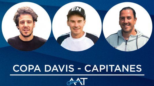 Gaudio, Coria y Cañas son los nuevos capitanes del equipo argentino de Copa Davis en reemplazo de Orsanic