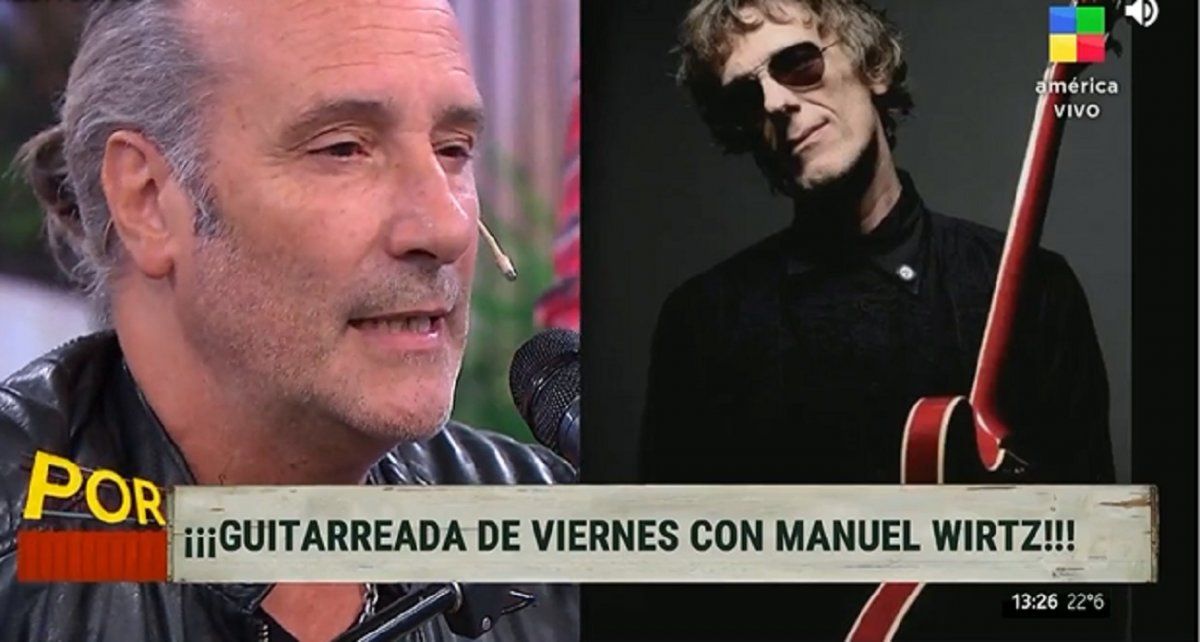 La emoción de Manuel Wirtz al recordar la canción que cantó junto a Spinetta