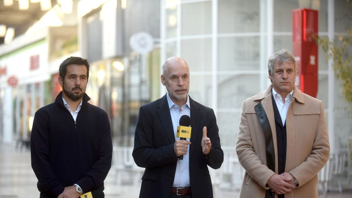 El jefe de Gobierno porteño y precandidato presidencial, Horacio Rodríguez Larreta, criticó al Gobierno durante el acto (Foto: Gobierno de la Ciudad).